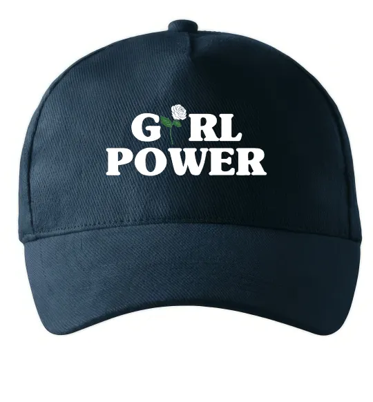 Кепка Girl power rose Темно-синій фото