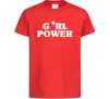 Дитяча футболка Girl power rose Червоний фото