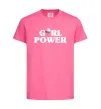 Детская футболка Girl power rose Ярко-розовый фото