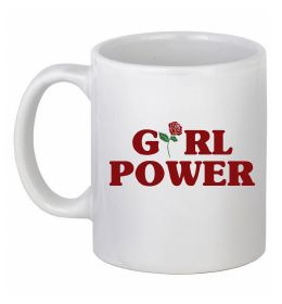 Чашка керамическая Girl power rose