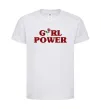 Детская футболка Girl power rose Белый фото
