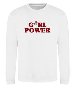 Світшот Girl power rose