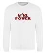Світшот Girl power rose Білий фото