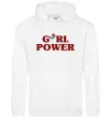 Жіноча толстовка (худі) Girl power rose Білий фото