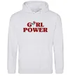 Жіноча толстовка (худі) Girl power rose Сірий меланж фото