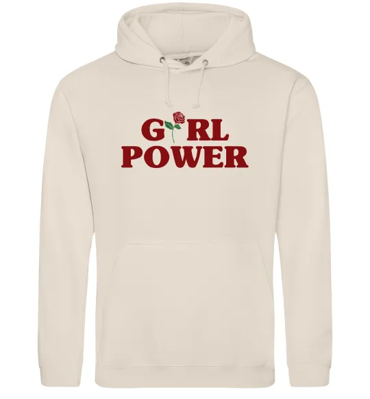 Женская толстовка (худи) Girl power rose Таш фото