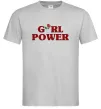 Чоловіча футболка Girl power rose Сірий фото
