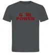 Чоловіча футболка Girl power rose Графіт фото
