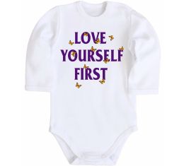 Дитячий бодік Love yourself first