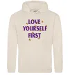 Чоловіча толстовка (худі) Love yourself first Таш Чоловіча толстовка (худі) Love yourself first Таш фото