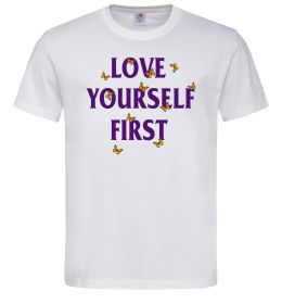 Мужская футболка Love yourself first