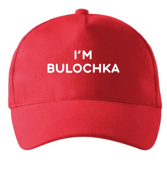 Кепка I`m bulochka Червоний фото