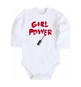 Дитячий бодік Girl power Білий фото