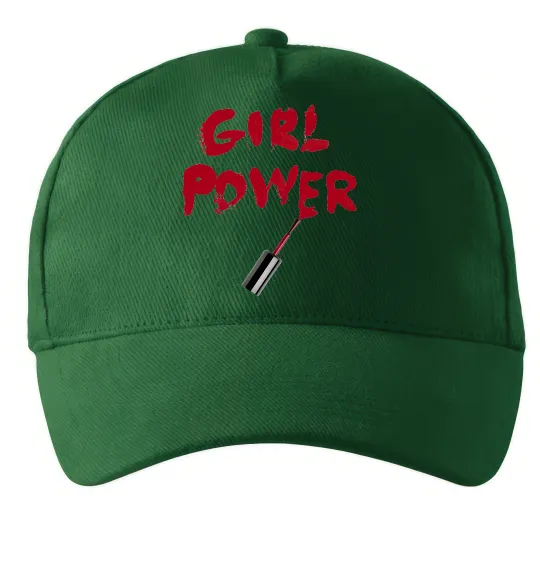 Кепка Girl power Темно-зелений фото