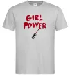 Чоловіча футболка Girl power Сірий фото
