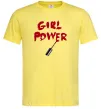 Чоловіча футболка Girl power Лимонний фото