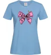 Жіноча футболка Бант з доларів Блакитний фото
