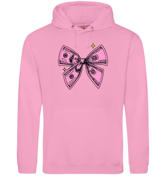 Чоловіча толстовка (худі) Бант з доларів Рожевий фото
