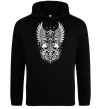 Жіноча толстовка (худі) Хрест з черепами Чорний фото
