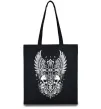 Эко-сумка Хрест з черепами Черный фото