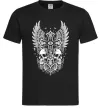 Мужская футболка Хрест з черепами Черный фото