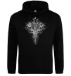 Чоловіча толстовка (худі) Хрест готичний Чорний фото