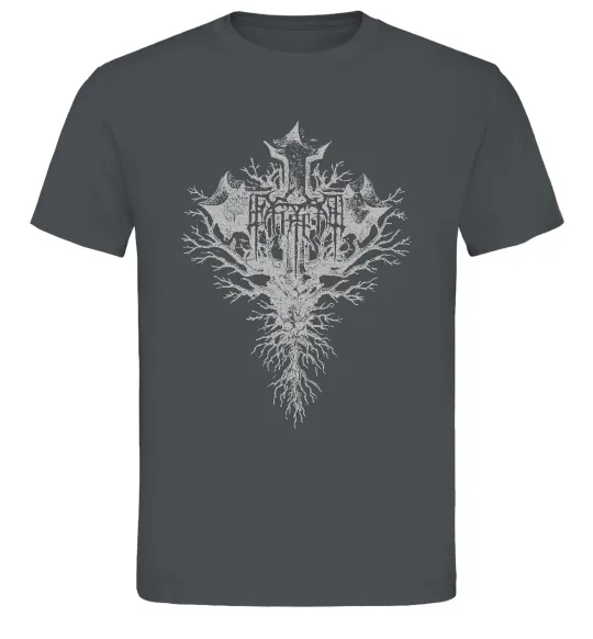 Мужская футболка Хрест готичний Графит фото