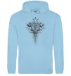 Жіноча толстовка (худі) Хрест готичний Блакитний фото