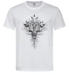 Мужская футболка Хрест готичний Белый фото