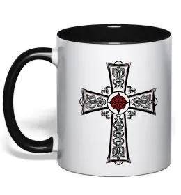 Чашка с цветной ручкой