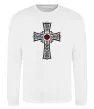 Свитшот Готичний хрест з орнаментом Белый фото