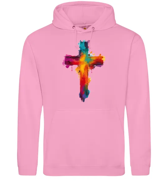 Мужская толстовка (худи) Cross Art Розовый фото