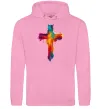 Женская толстовка (худи) Cross Art Розовый фото