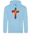 Женская толстовка (худи) Cross Art Голубой фото