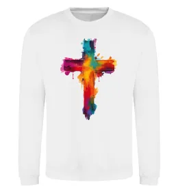 Свитшот Cross Art Белый фото