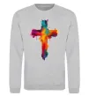 Свитшот Cross Art Серый меланж Свитшот Cross Art Серый меланж фото