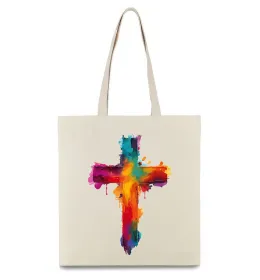 Эко-сумка Cross Art Бежевый фото