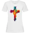 Женская футболка Cross Art Белый Женская футболка Cross Art Белый фото
