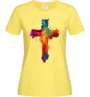 Женская футболка Cross Art Лимонный Женская футболка Cross Art Лимонный фото