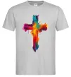 Мужская футболка Cross Art Серый Мужская футболка Cross Art Серый фото