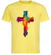 Мужская футболка Cross Art Лимонный Мужская футболка Cross Art Лимонный фото