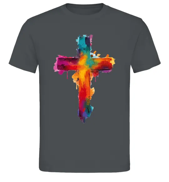 Мужская футболка Cross Art Графит фото