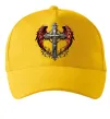 Кепка Хрест з крилами Солнечно желтый фото