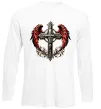 Лонгслив Хрест з крилами Белый фото