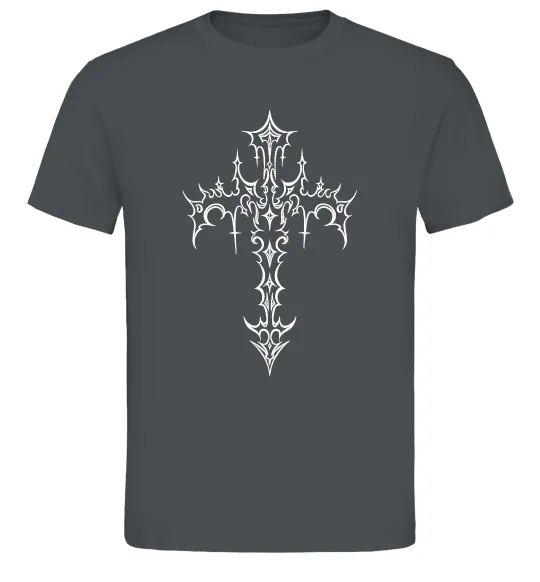 Мужская футболка Gothic cross Графит фото