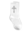 Шкарпетки Gothic cross Білий фото