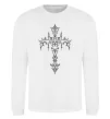 Свитшот Gothic cross Белый фото