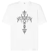 Футболка Оверсайз Gothic cross Белый фото