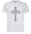 Мужская футболка Gothic cross Белый фото
