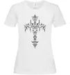 Женская футболка Gothic cross Белый фото
